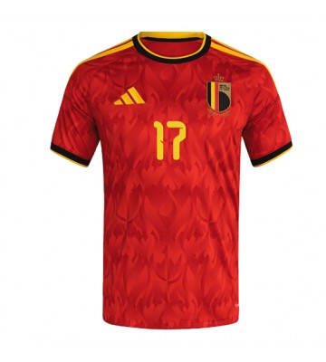 Belgien Charles De Ketelaere #17 Hjemmebanetrøje VM 2026 Kortærmet